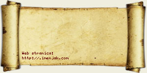 Jakov Daničić vizit kartica